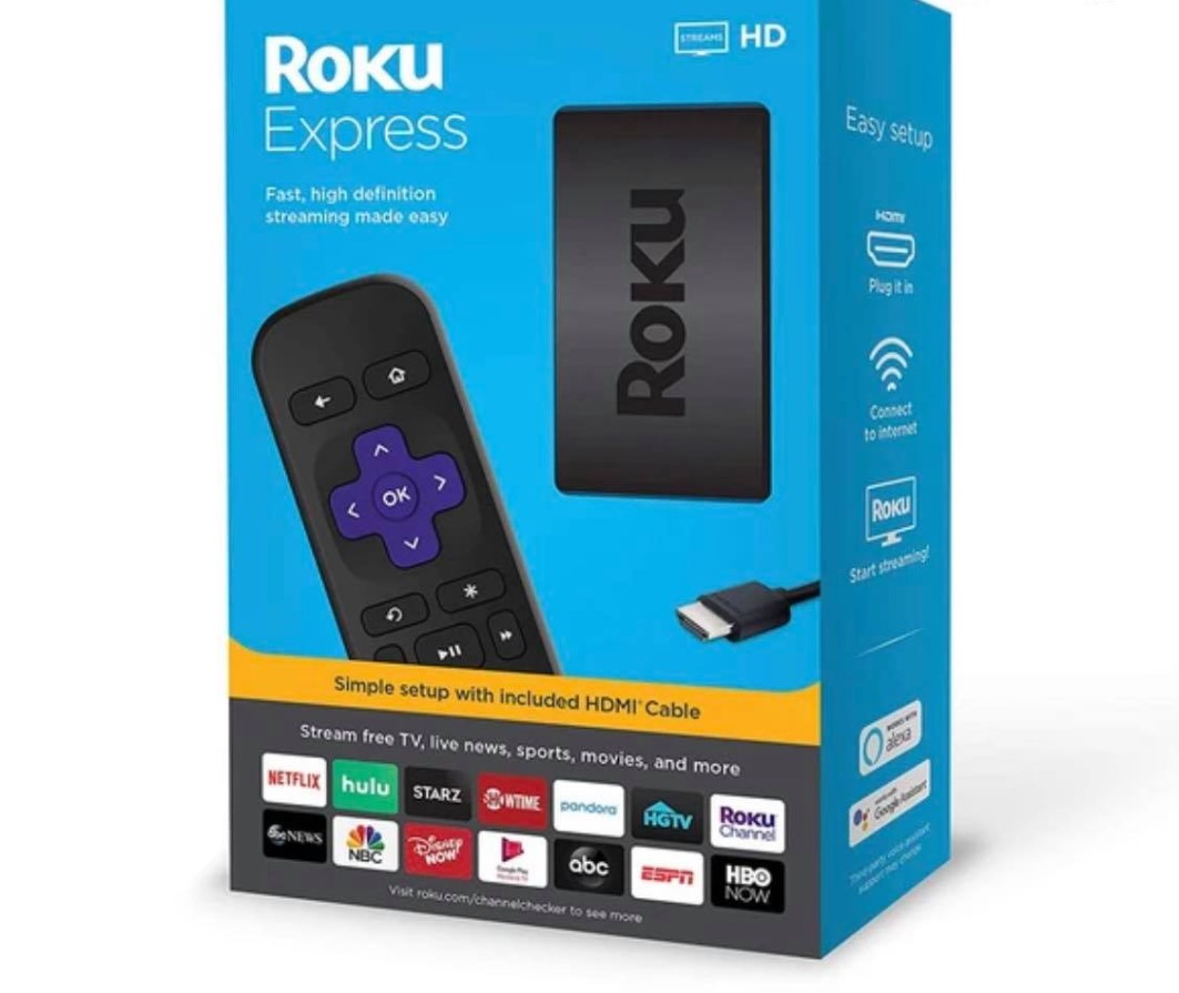 Roku Express Easy High Definition (HD) Streaming Media Player